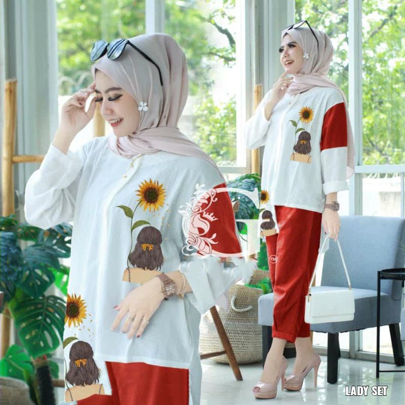 LADY SET OUTFIT WANITA KEKINIAN