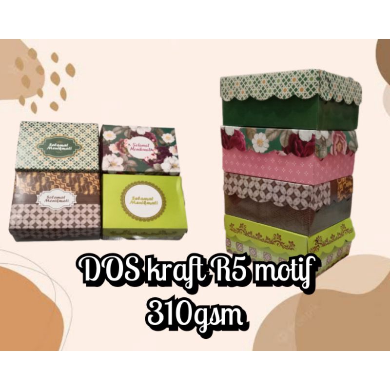 

DOS kraft R5 motif 310gsm