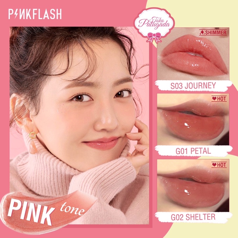 [BISA COD] Pinkflash #OhMyGloss High Shine Lip Gloss - Pinkflash Lipgloss