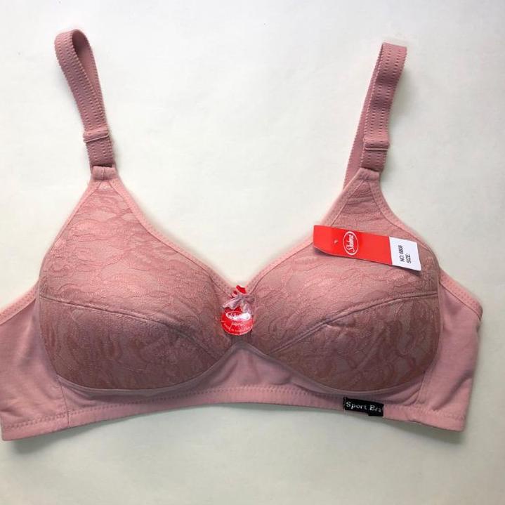 Terlaris SHAHNAZ | Sport Bra Jumbo Kait 3 | Brukat | Non Kawat, Busa Tipis |