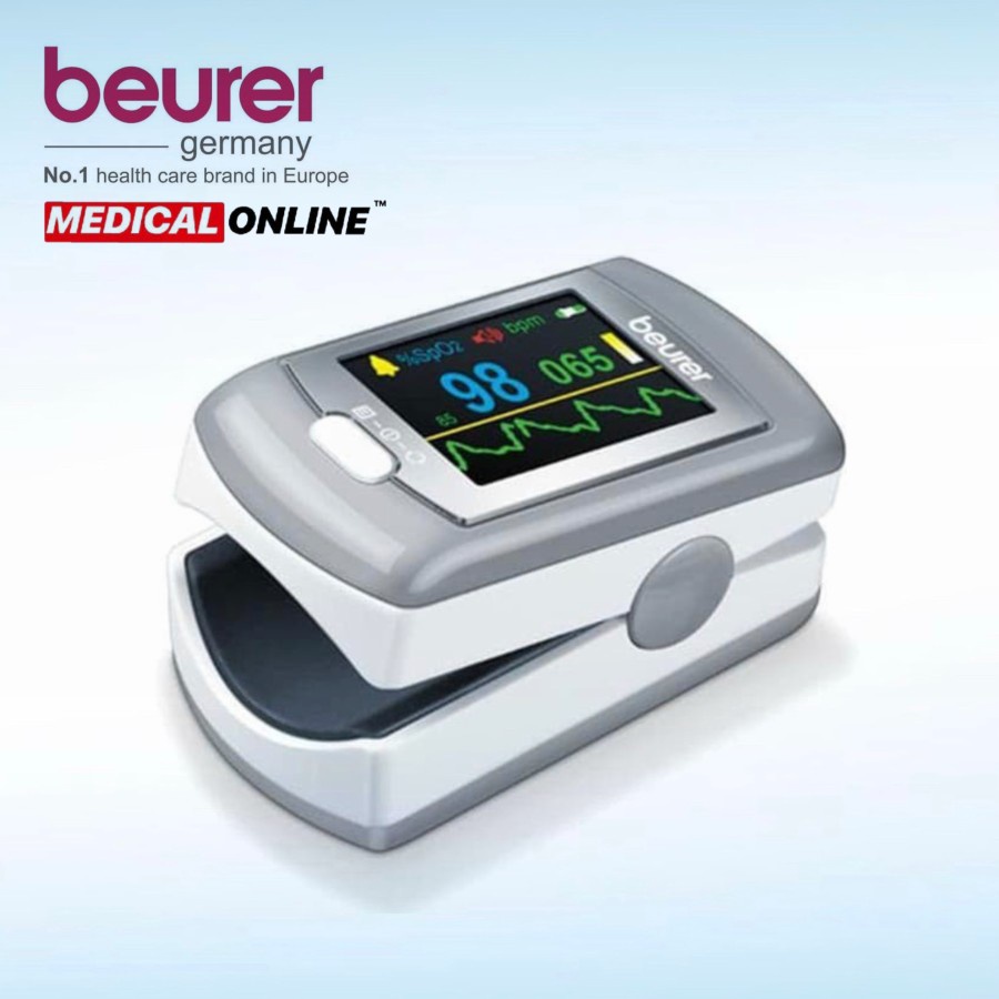 BEURER PO80 PO-80 FINGER PULSE BLUETOOTH OXIMETER SATURASI OKSIGEN MEDICALONLINE MEDICAL ONLINE