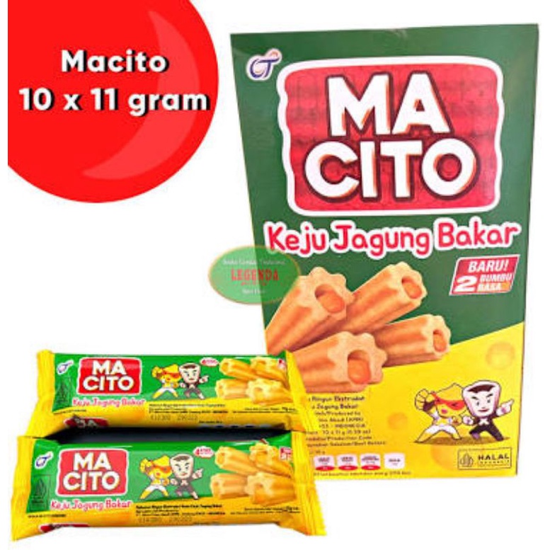 

Macito Snack Jagung Bakar| Snack OT| Macito OT| Makanan ringan- Snack murah