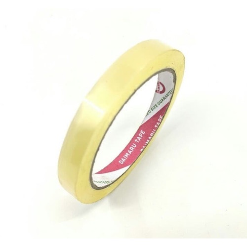 

Lakban - Selotif - Tape Bening Transparan DAIMARU Ukuran 1/2 Inch