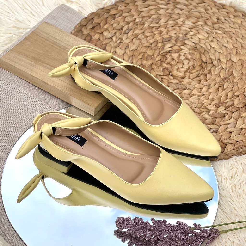 SARMER - LUCY HEELS 3CM YELLOW