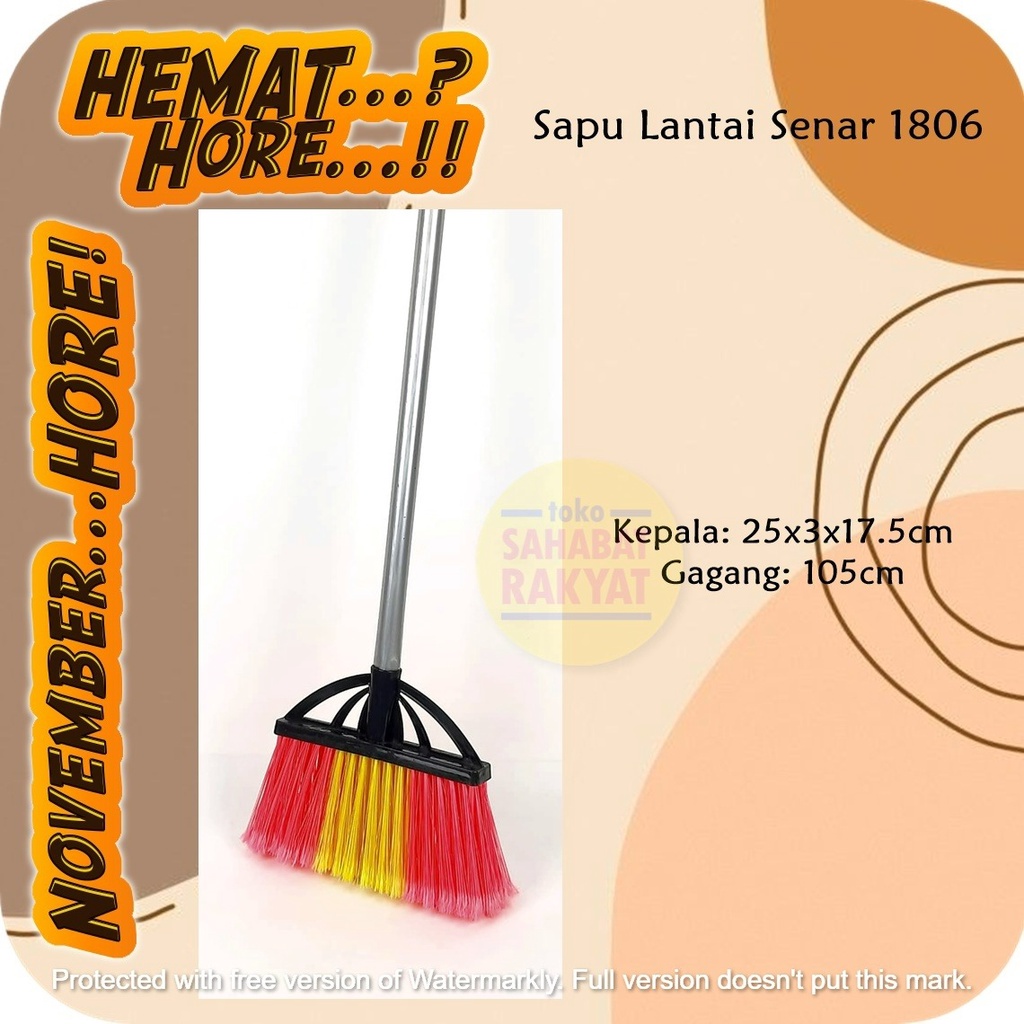 Sapu Lantai Nylon Sapu Senar 1806 Dynamic