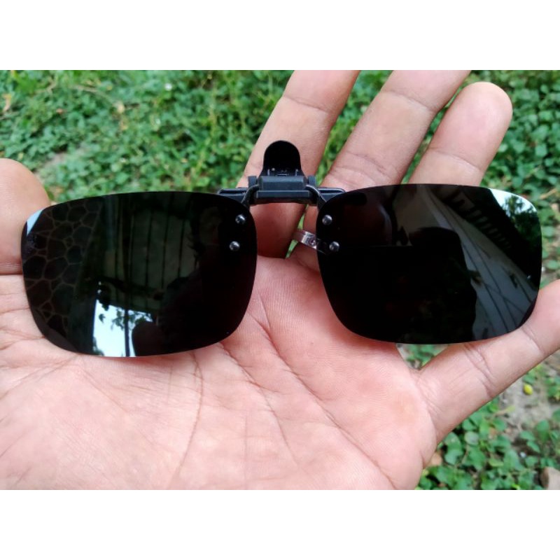 kacamata Polarized clip on anti silau