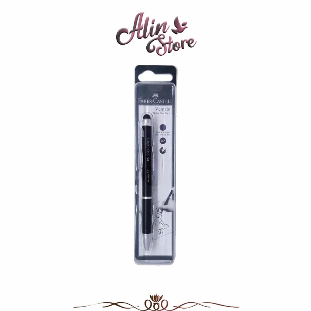 

Pulpen Vernate Pen Stylus Pen 3 in 1 0.7 Mm Faber-castell