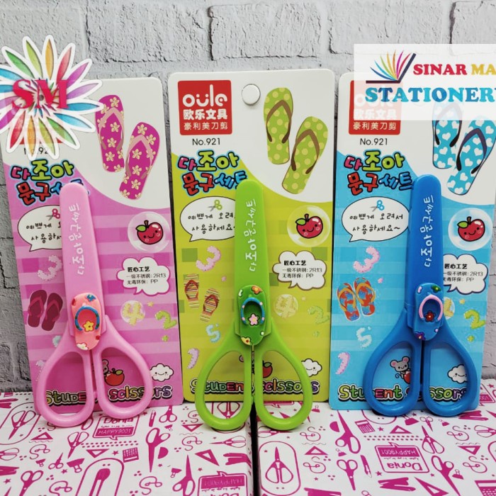 

Hot Sale Gunting Kertas Anak Karakter Fancy Kids Student Scissor Safety Bagus