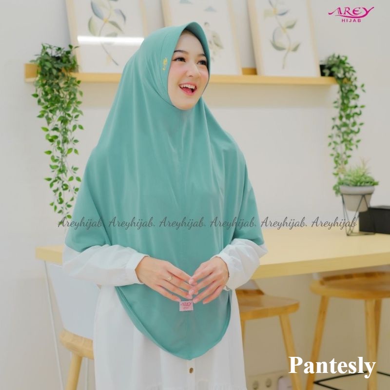 Original Arey SELLY Hijab Instan Khimar Syari Jilbab Jumbo Instan Jersey