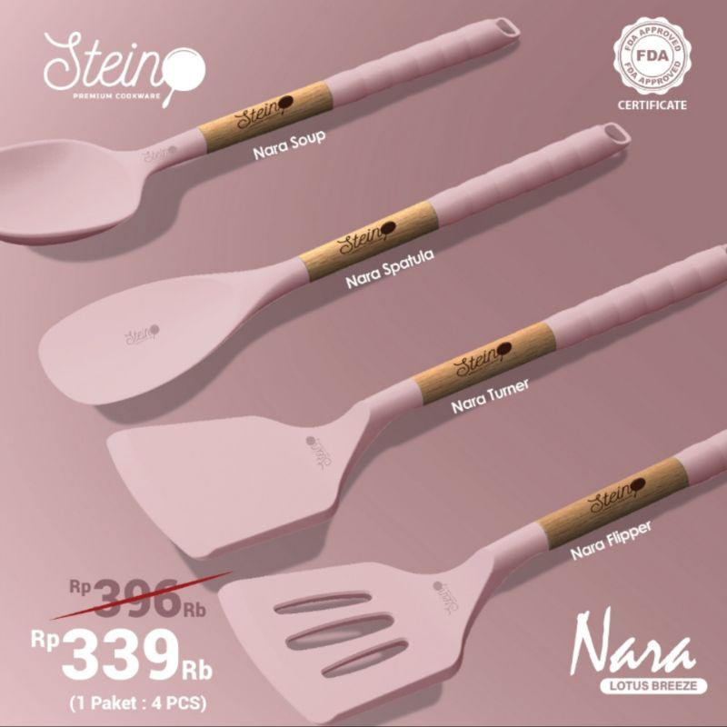 Steincookware New Octa stein cookware sutil spatula miniset flipper 1SET NEW OCTA STEINCOOKWARE