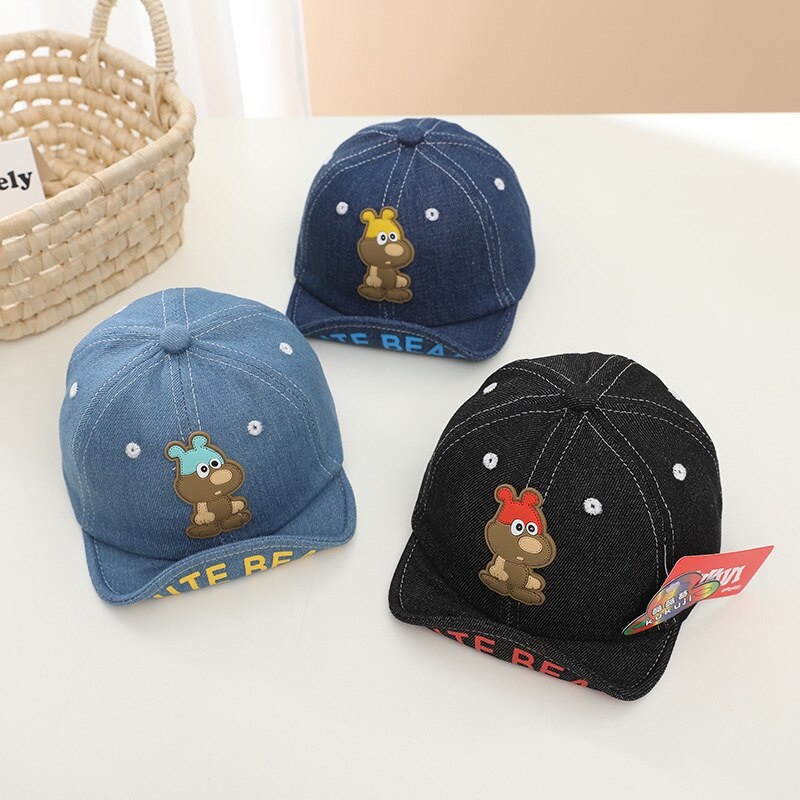 READY!!! topi keren anak unisex usia 1-3 tahun import premium ala korea motif BEARDENM / babylovanta