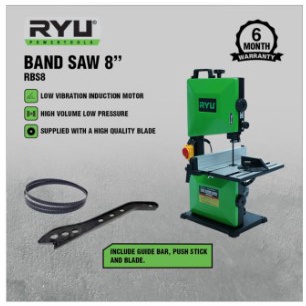 RYU Mesin Gergaji Ukir Kayu 8&quot; / Band Saw RBS-8 Potong Triplek Bandsaw