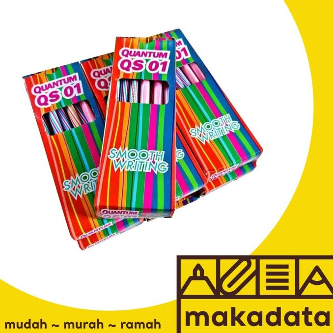 

[COD] PULPEN | BOLPEN QUANTUM QS-01 (12 PAK) MURAH DISKON Kode 1147