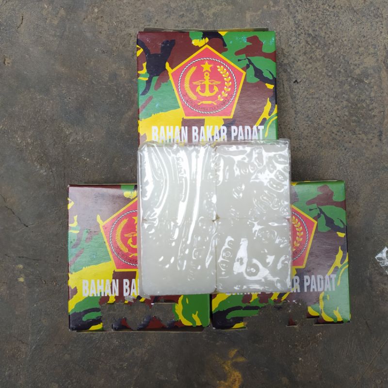 PARAFIN ISI 8 TABLET / BAHAN BAKAR PARAFIN/ PARAVIN TNI