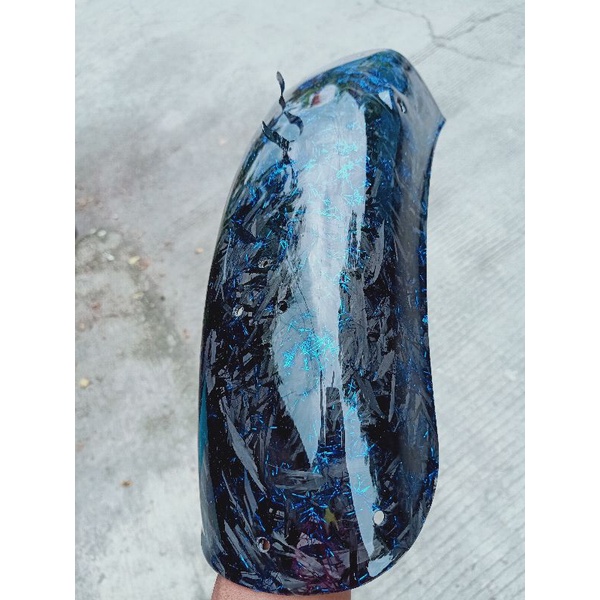 spakbor blakang rx king carbon forged biru