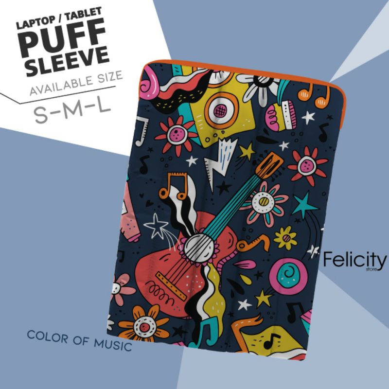 DISKON PUFFY LAPTOP SLEEVE PUFFY LAPTOP PUFFY BAG POUCH LAPTOP