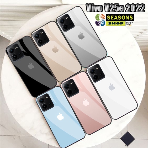 [ Vivo V25e ] Vivo V25e Terbaru Vivo V25e 2022 Softcase Vivo V25e Terbaru Softcase Kaca Vivo V25e - 