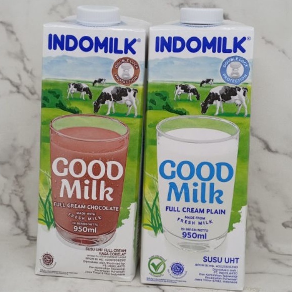 Jual Indomilk Susu Uht Ml Indomilk Good Milk Full Cream Indomilk