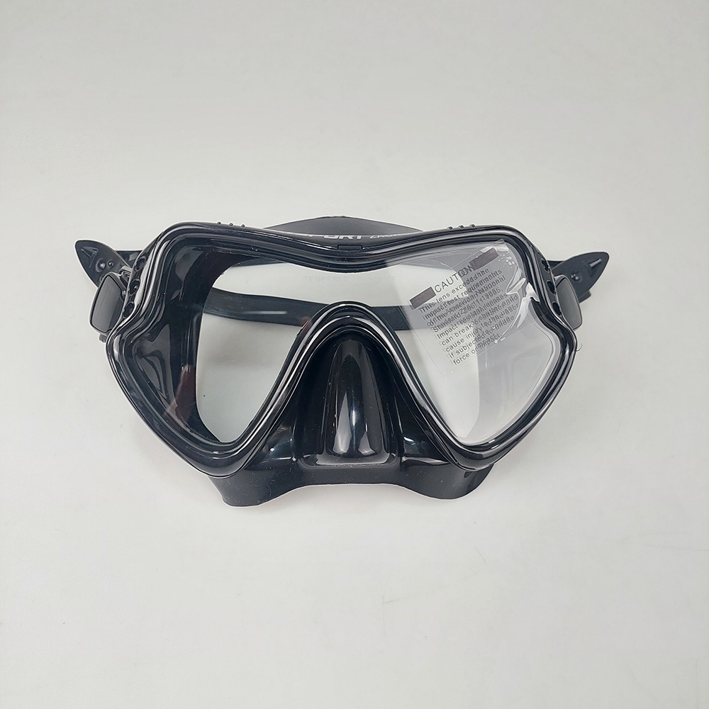 Kacamata Selam Scuba TZCS06BK Diving Tempered Glass - Black