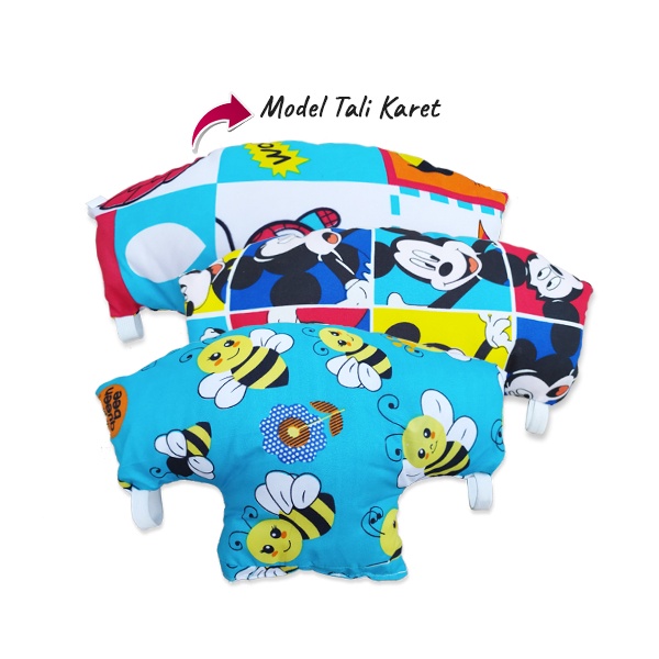Bantal Stang Motor Pelindung Anak untuk Setir Motor Matic Manual Motif Karakter Lucu
