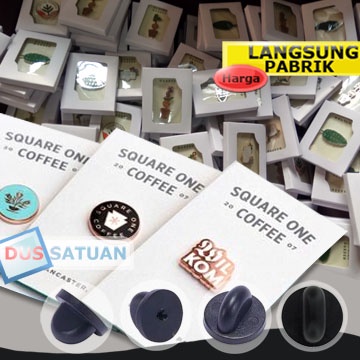 Pin enamel custom desain sendiri di bandung untuk beragam kebutuhan event promosi jenis hard dan sof