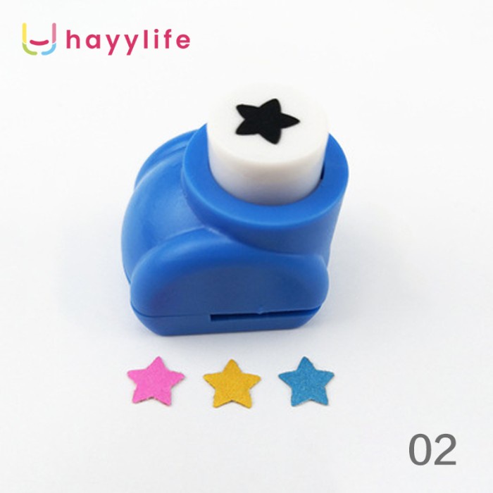 

Pemotong Hayylife Cute Puncher Diy Heart Star Decor Paper Hole Hiasan Kado Unik
