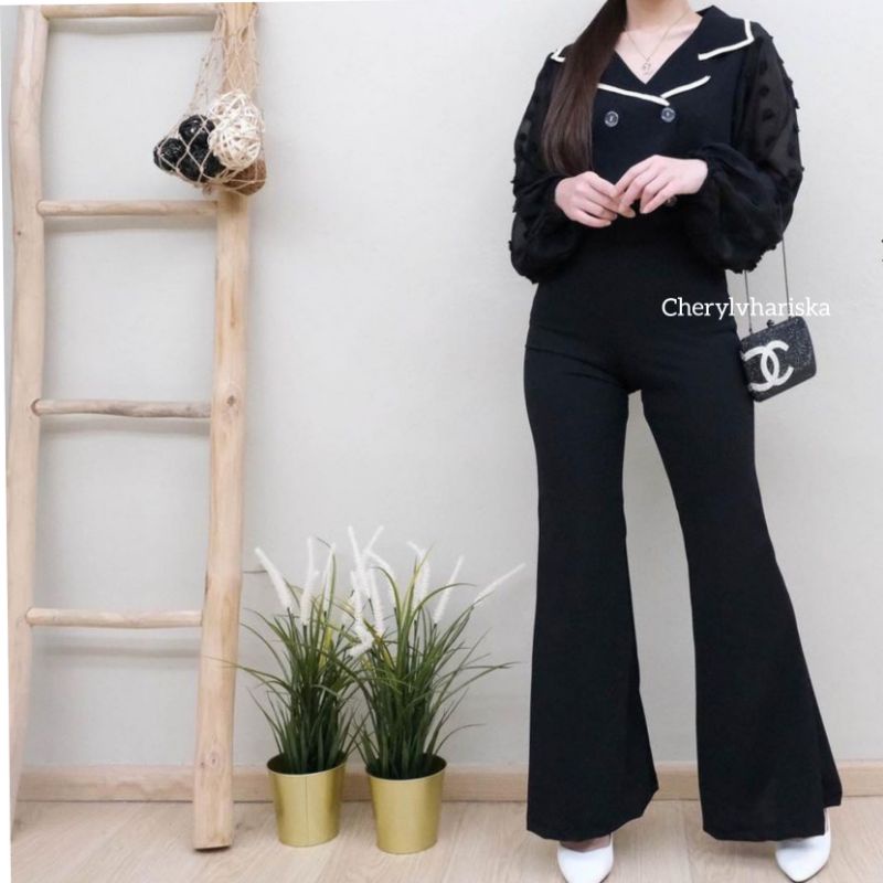 Celana wanita cutbray pants Korean style / celana panjang curbray