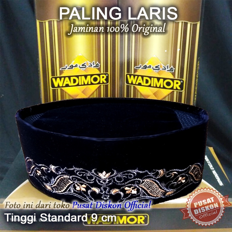 Peci Bordir Wadimor Pria Dewasa Original