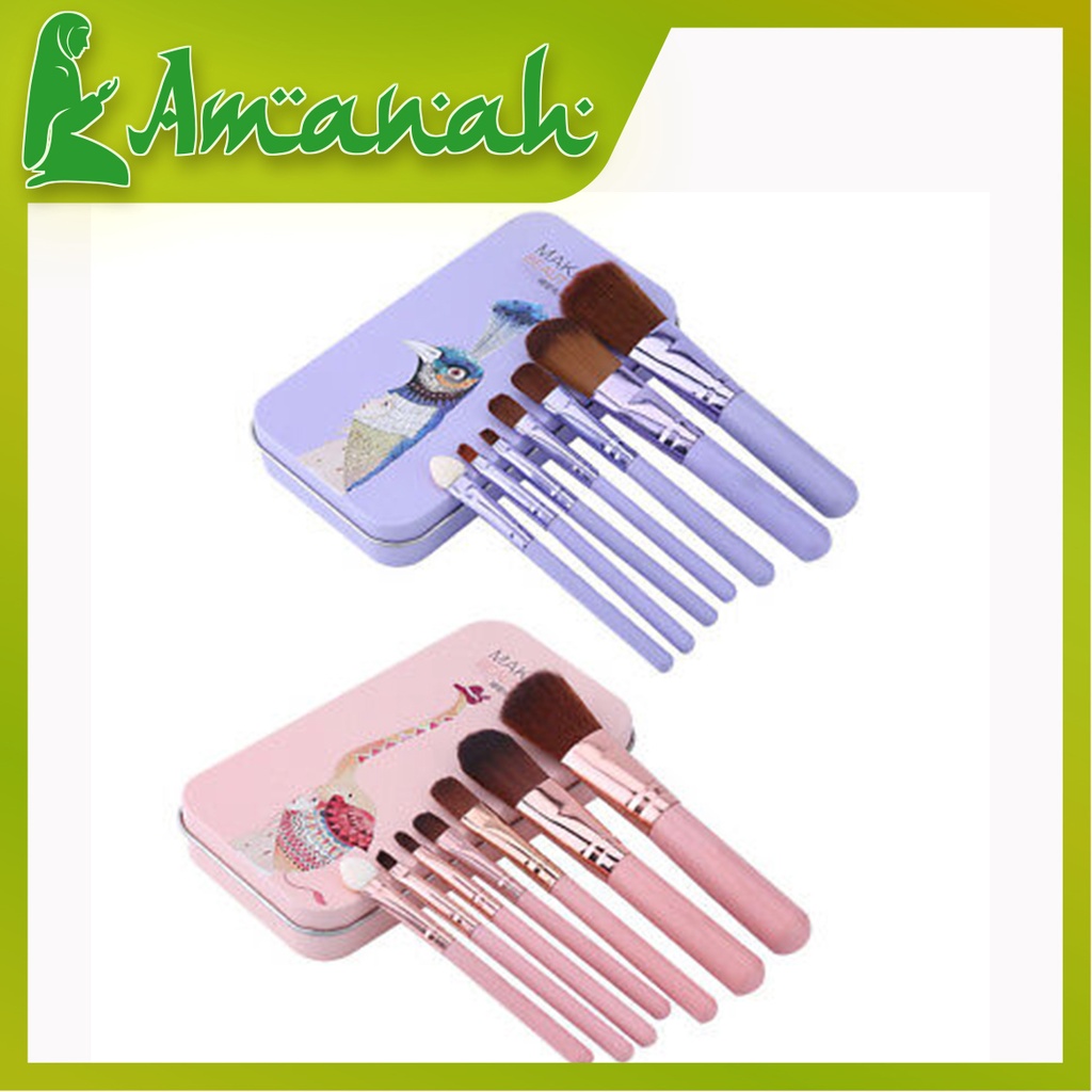 Brush set Kecantikan Alat Kecantikan kuas makeup beauty isi 7 PCS