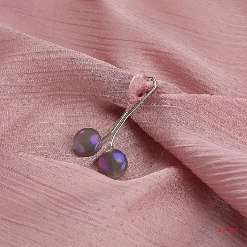 12pcs Klip Pin Hijab Bentuk U Warna-Warni Untuk Wanita Muslim