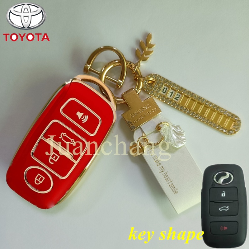 Casing Kunci Mobil Bahan TPU Premium Mewah Untuk Toyota Ativa New Alza Veloz 2022 2022