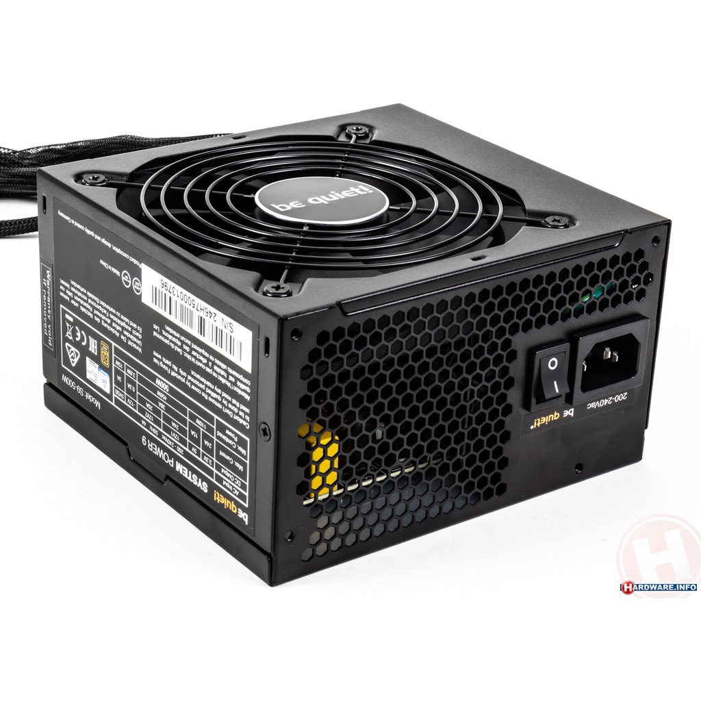 be quiet! SYSTEM POWER 9 500W CM - Modular - 80+ Bronze Certified