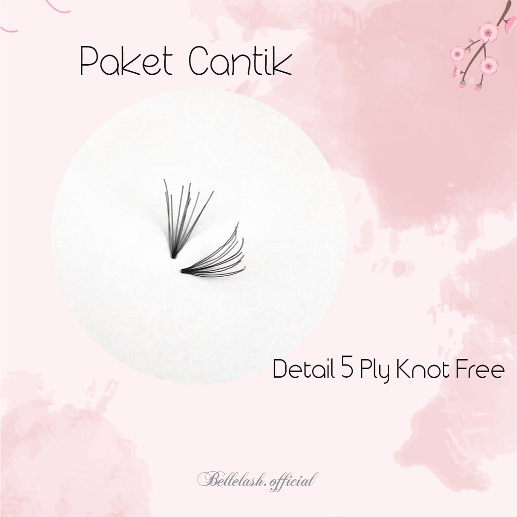 Paket Cantik Bulumata Tanam Eyelash Extension Flare