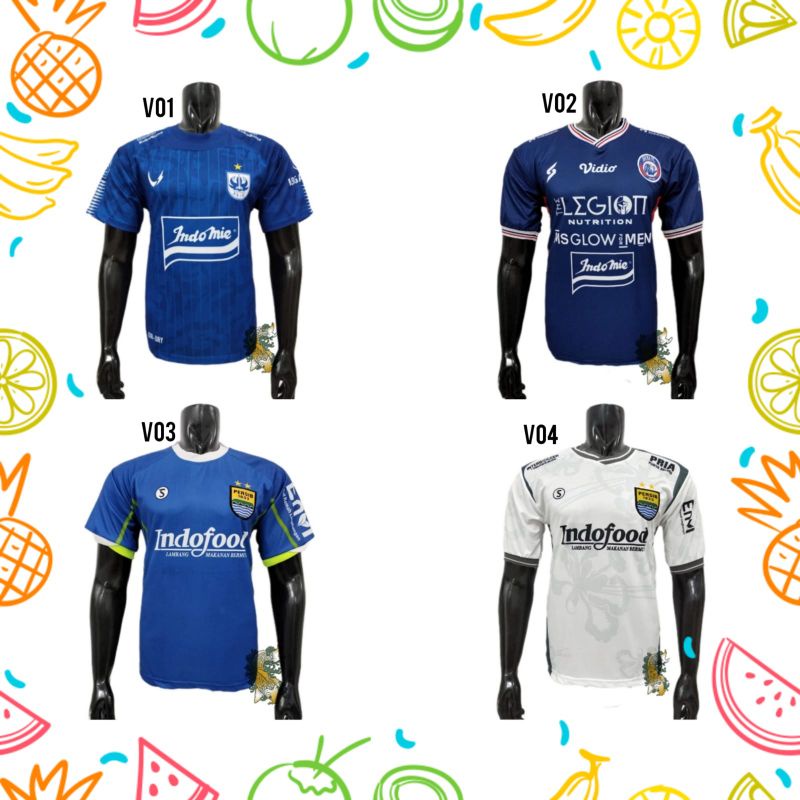 Jersey bola,Kaos bola,Baju bola,PSIS,PERSIB,AREMA,PERSEBAYA,PERSIJA