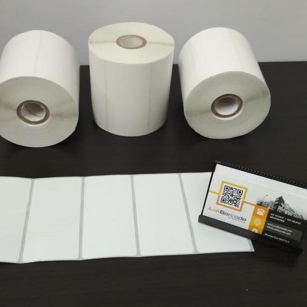 

Terbaru - Label Bare 100 x 50 - 100x50 mm - 100x50mm 1 Line - Kertas Sticker Label Semicoated ... ...