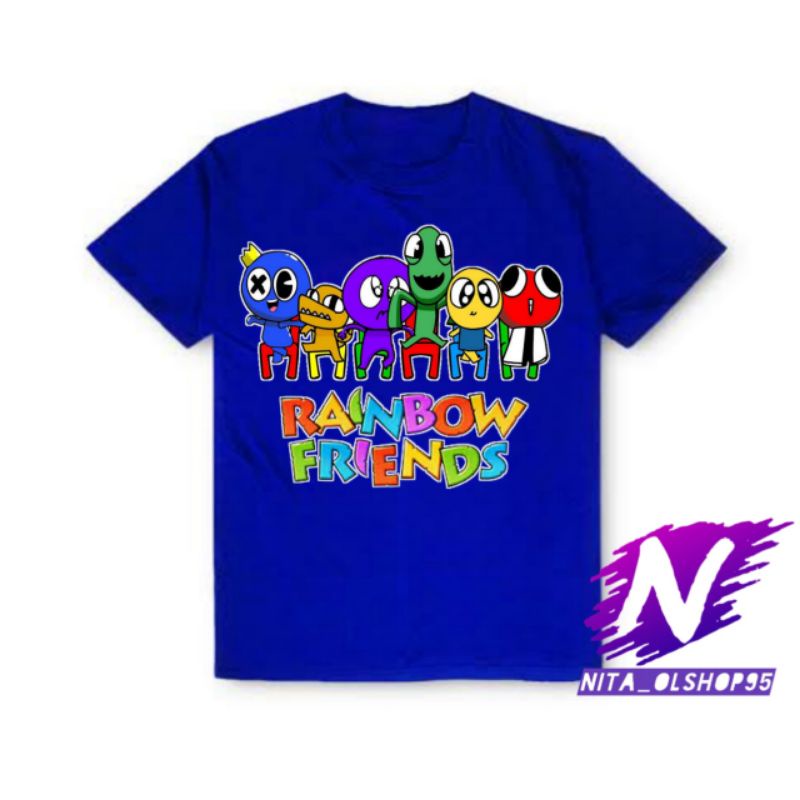 baju anak kaos anak rainbow friends Roblox game rainbow friends