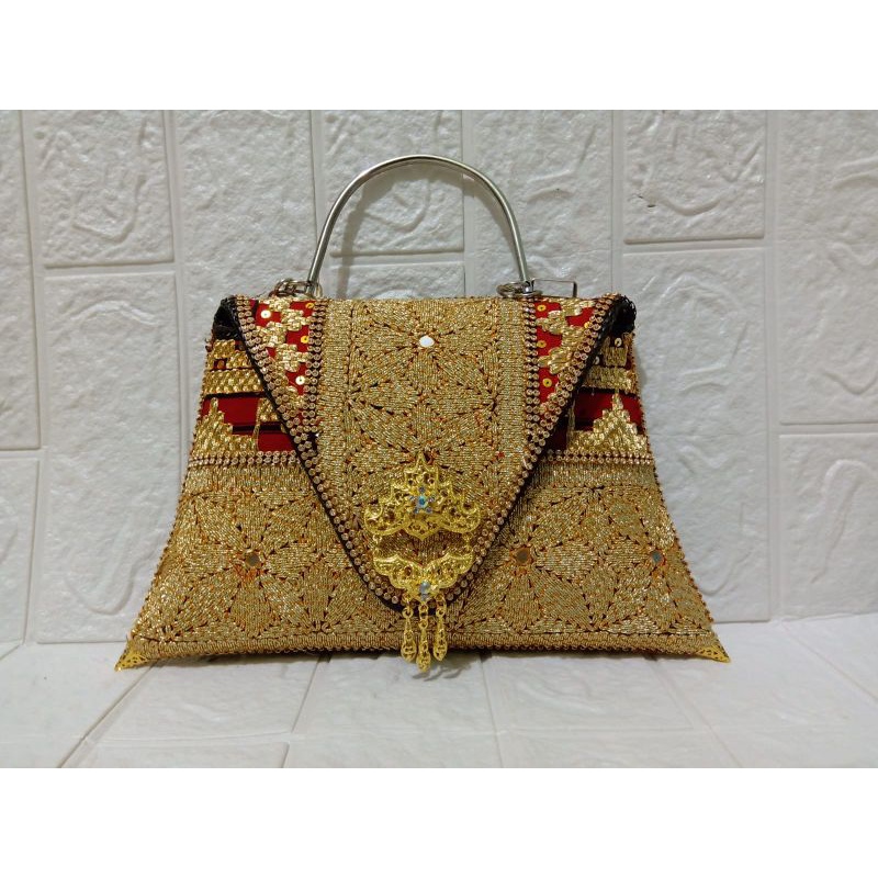 clutch tapis Lampung / tas tapis