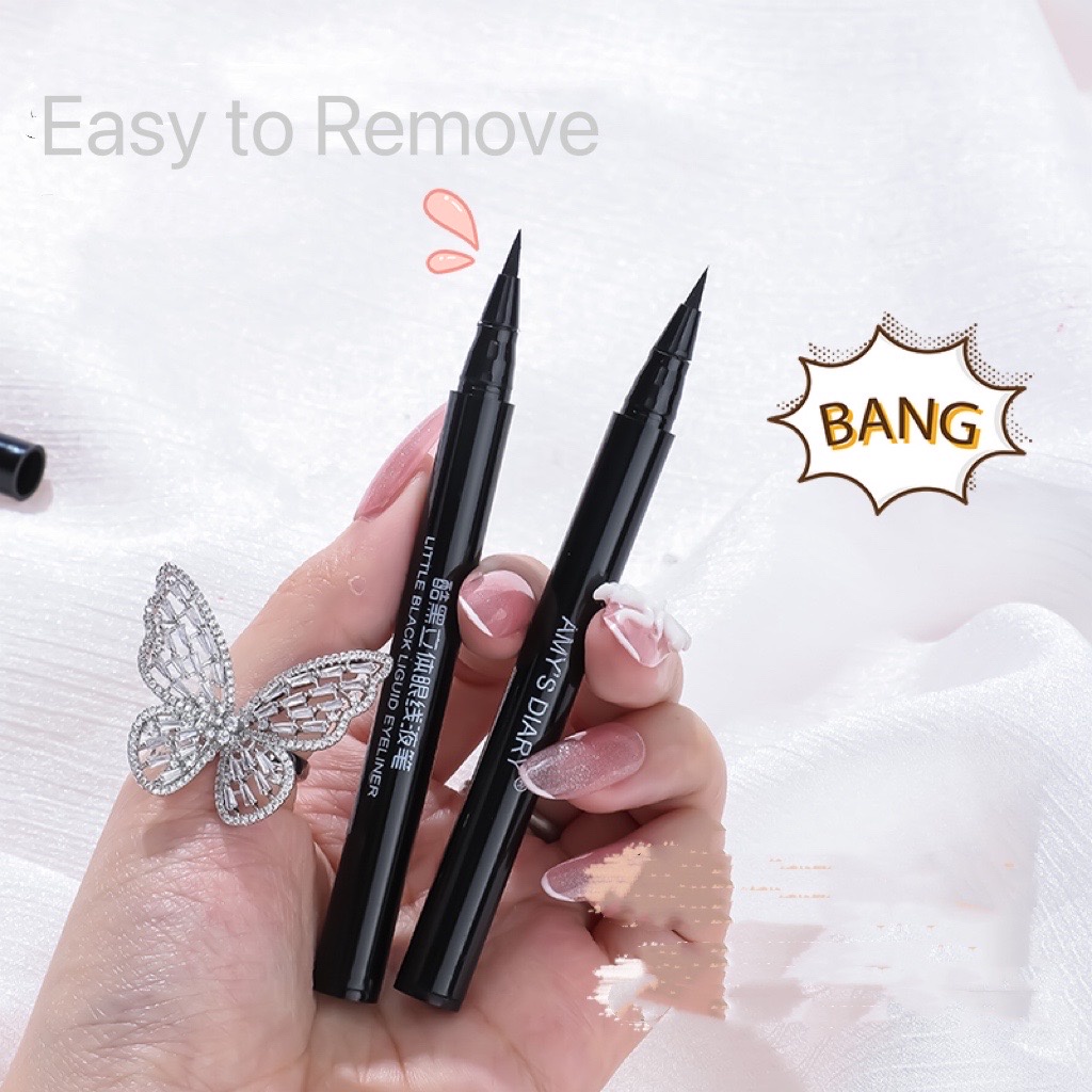 [SUPER HEMAT] Eyes Makeup Set AMY'S DIARY Eyeliner Maskara Waterproof Isi 3 Pcs SUPER MURAH