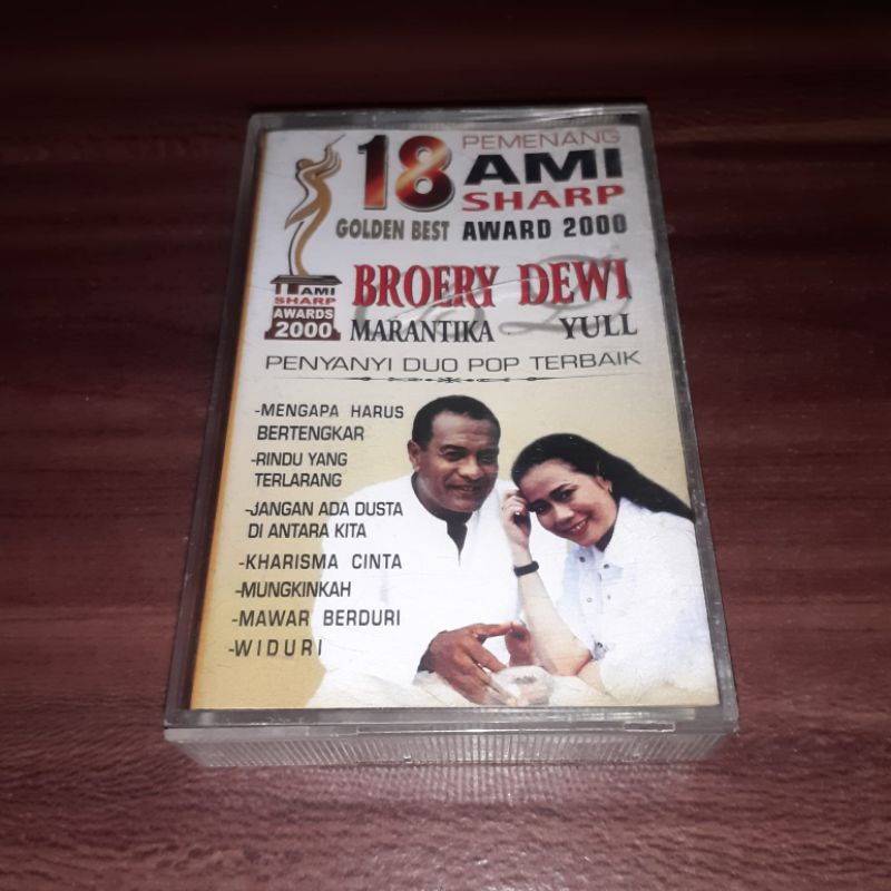 Kaset BROERY MARANTIKA & DEWI YULL - 18 Golden Best AMI Award 2000