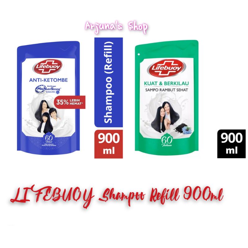LIFEBUOY Shampoo Refill 900ml