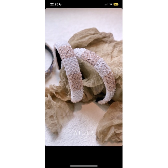 imelda hudiyono bride headband ailla