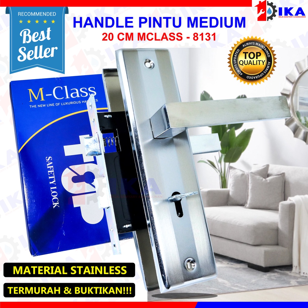 Kunci pintu top grande silinder handle pintu komplit / KUNCI PINTU TOP GRANDE ROYAL 15CM &amp; 20CM SMALL MEDIUM /KOMPLIT SET HANDLE GAGANG EKONOMIS LGS PASANG / [COD] PROMO!!! Kunci Pintu Silinder TEBAL l Gagang Rumah l Handle Full Set 20cm &amp; 15 cm MEDIUM SM