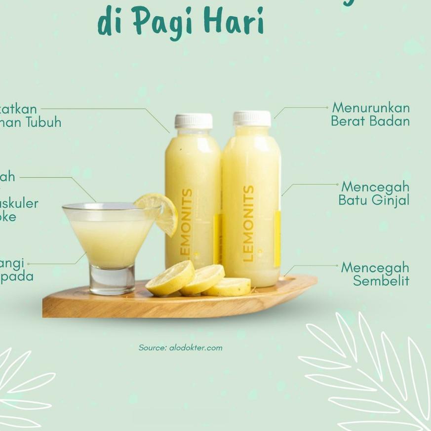 

READY ✅Juice Sari Lemon Asli Lemonits 500 ml Original Diet/Detox|RA1