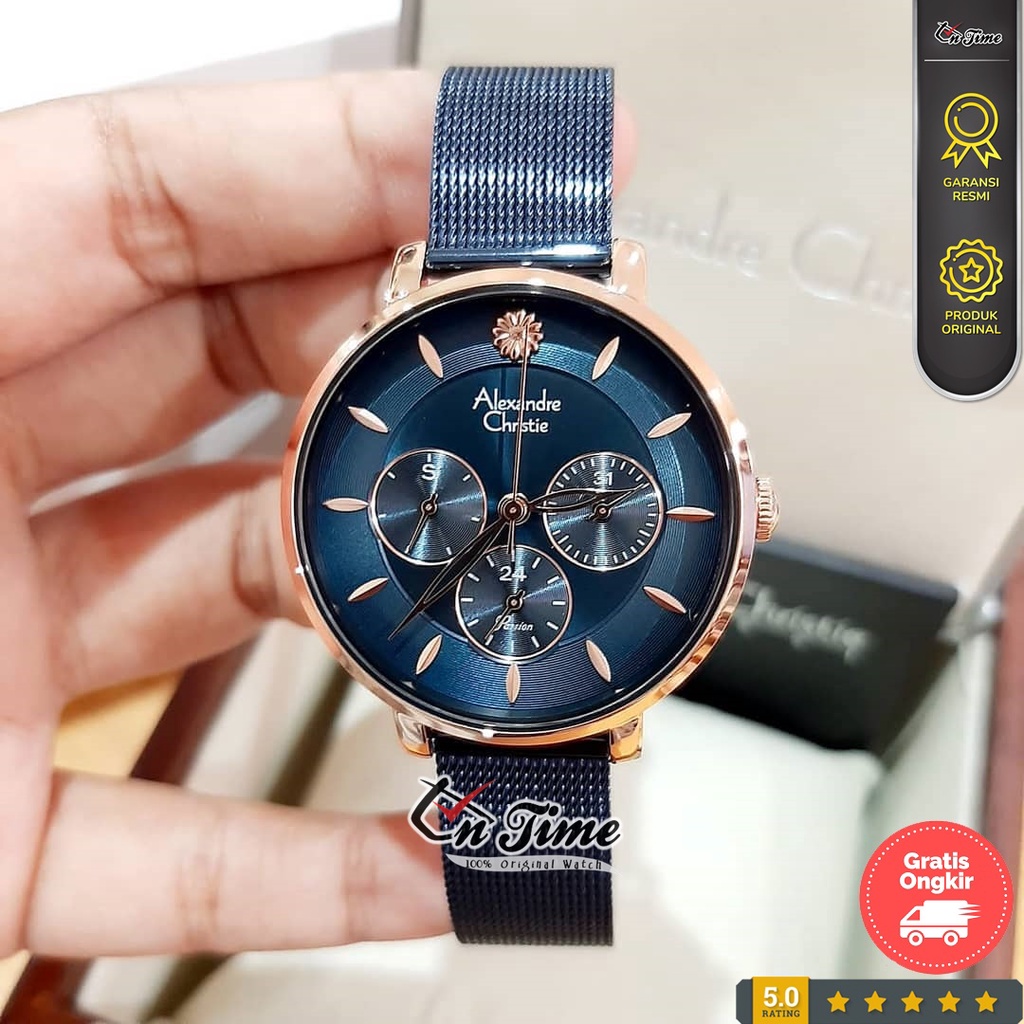 Alexandre Christie / Alexander AC 2959 BF Jam Tangan Wanita Ori