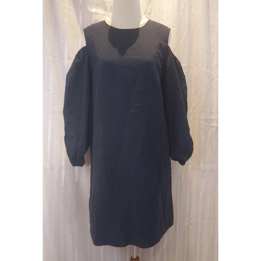 PRELOVED DRESS WANITA NAVY MURAH BY 8 SECONDS