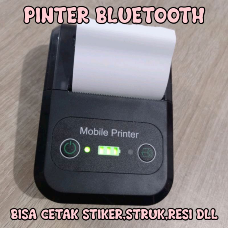 PRINTER BLUETOOTH MINI PORTABLE SECOND | PRINTER THERMAL 58MM | CETAK RESI NOTA