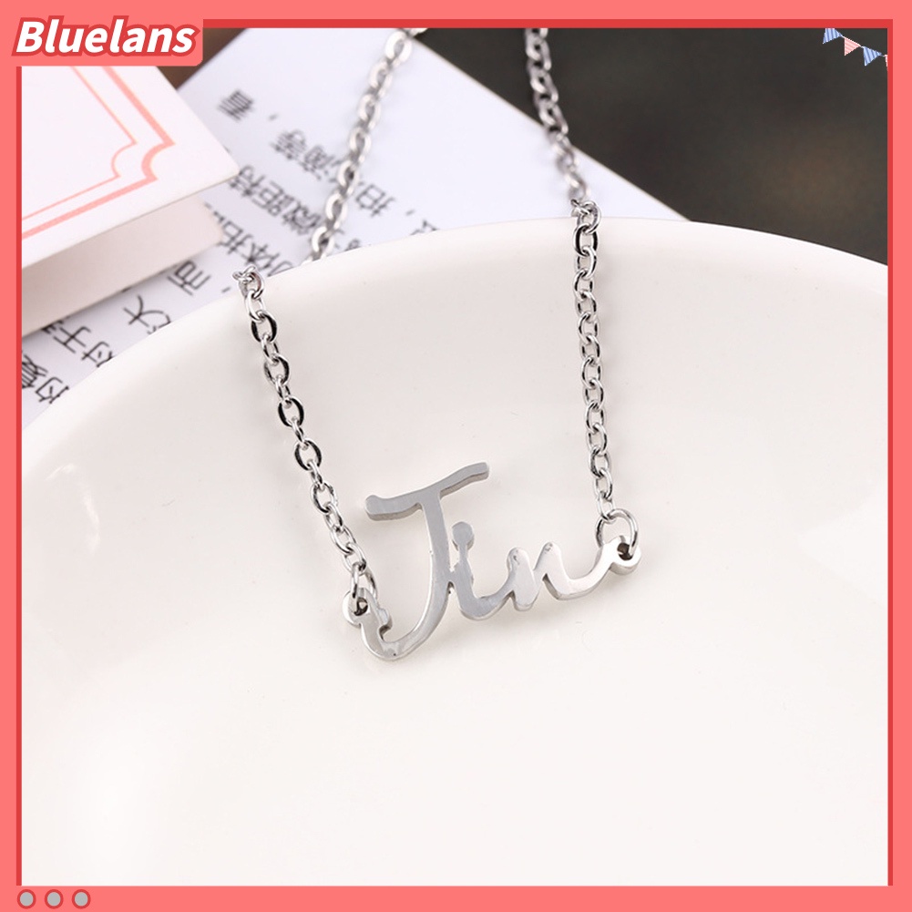Bluelans Kpop BTS Jimin V Stainless Steel Chain Adjustable Bracelet Bangle Jewelry Gift