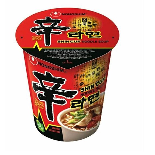 

idI3u8T--Nong Shim Shin Cup Mie Instan Spicy Mushroom 72 gr