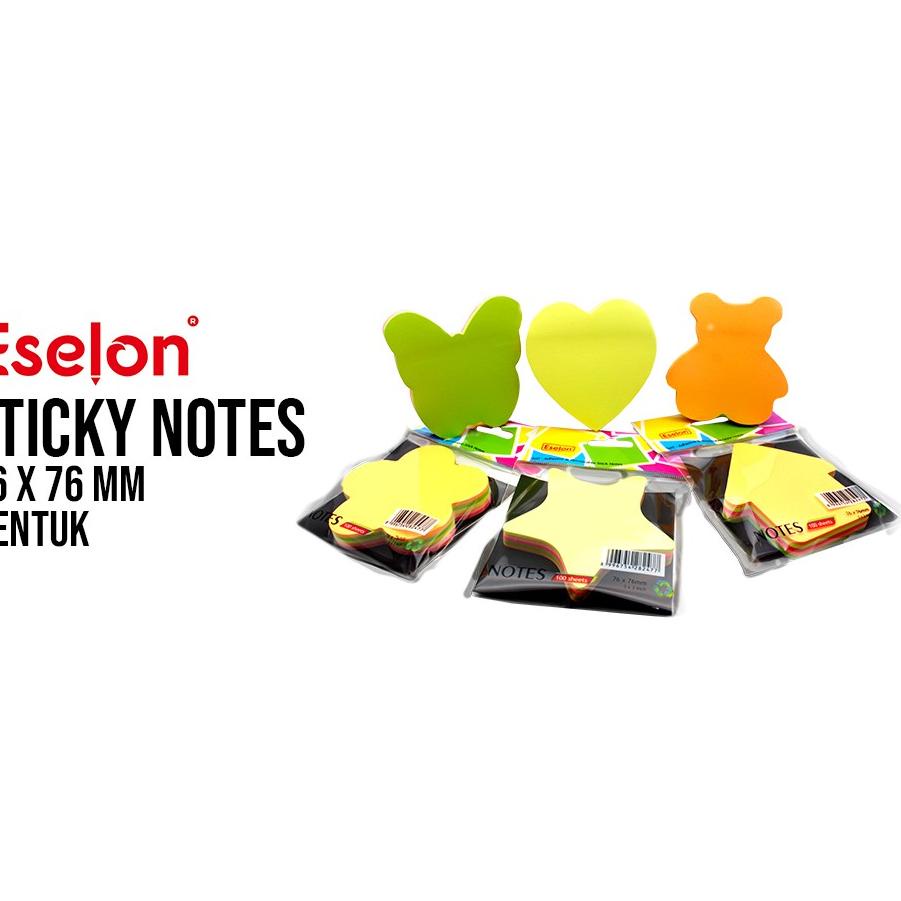 

㊤ Sticky Notes / Sticky Notes Eselon / Sticky Notes 6 bentuk ン
