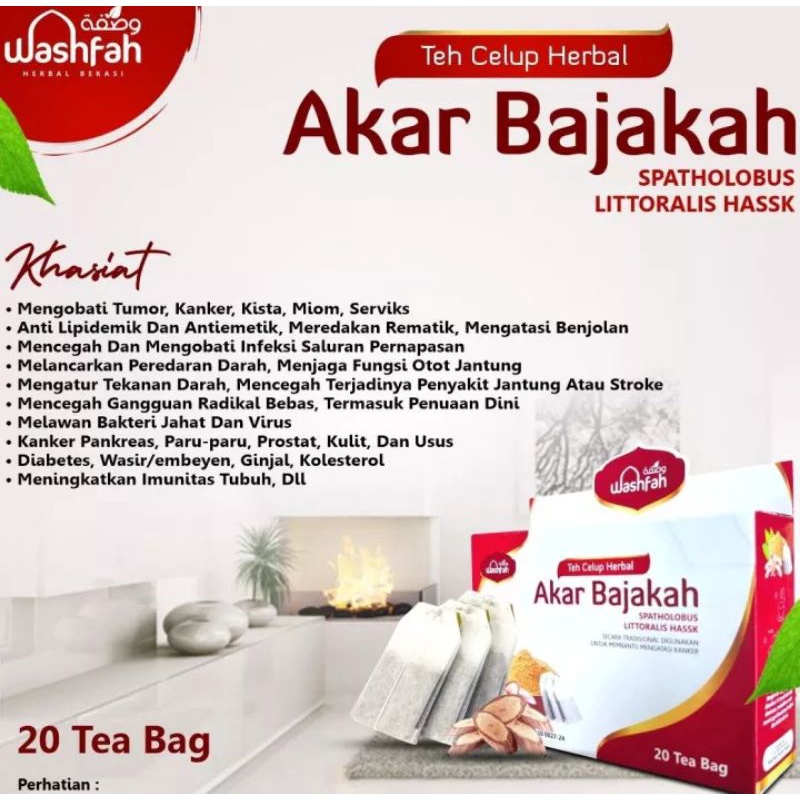 

Teh BAJAKAH Wasfah isi 20Bag/Teh Celup Akar Kayu Bajakah Kalimantan